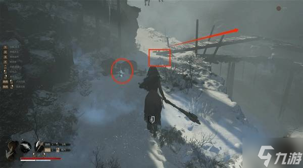 《明末渊虚之羽》落雪小道到寄死窟跑图路线分享