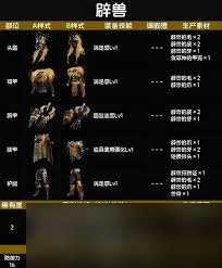 怪物猎人荒野辟兽套装有什么效果