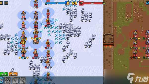 小兵对冲的策略游戏《帝国游戏：像素英雄》于8月9日在Steam平台正式发布