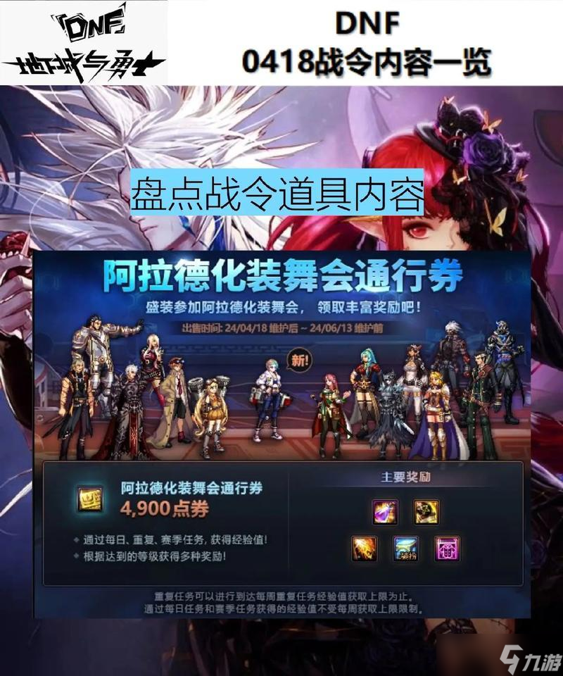 DNF1-5期战令详细对比分析（五期战令的奖励和设计对比）