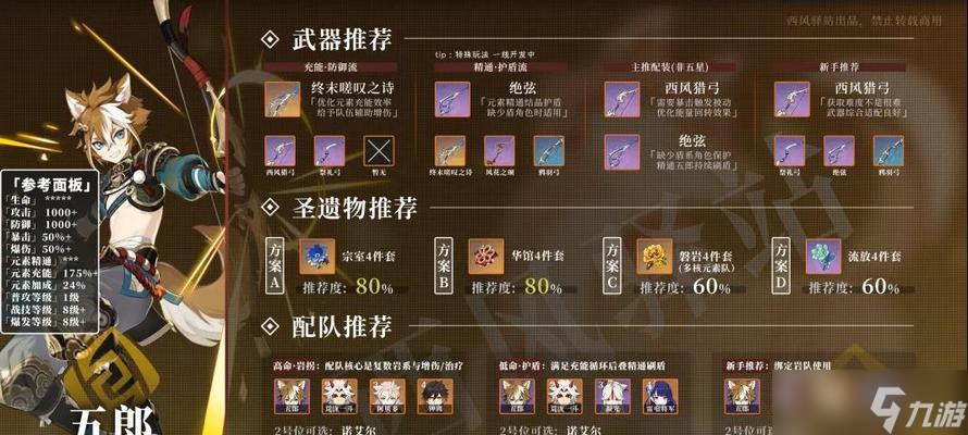 《原神五郎最佳武器选择》（打造最强五郎装备）