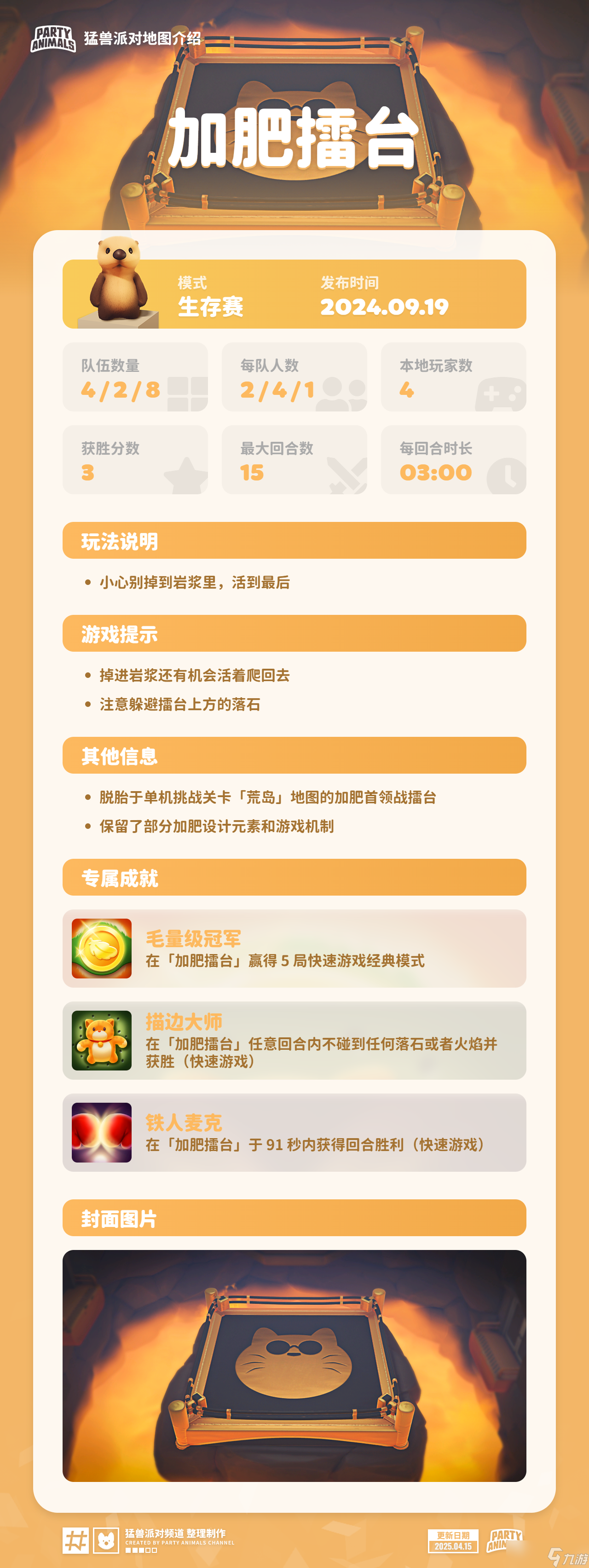 猛兽派对（动物派对）猛兽派对「加肥擂台」地图介绍