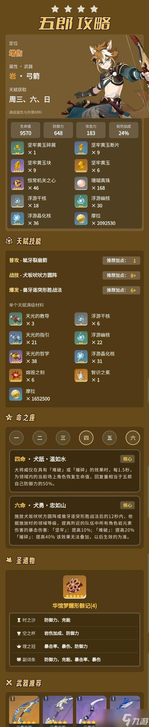 《原神五郎最佳武器选择》（打造最强五郎装备）