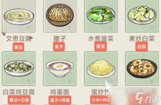华夏千秋食谱攻略有哪些华夏千秋食谱具体解析