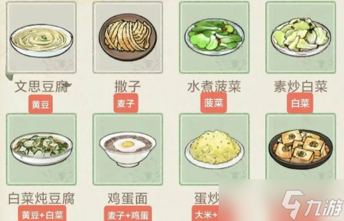 华夏千秋全素菜谱图鉴解锁配方一览2025