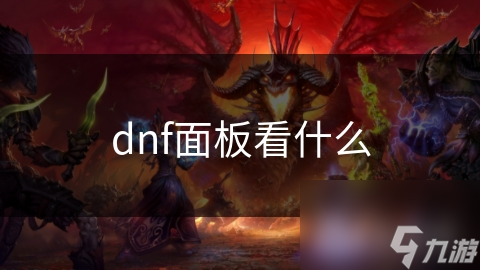 dnf面板看什么