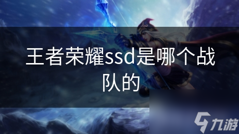 王者荣耀ssd是哪个战队的