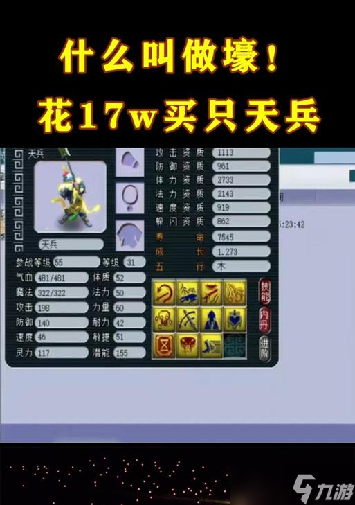 《大话西游》游戏中仙族男神天兵加点攻略（想成为无敌天兵）