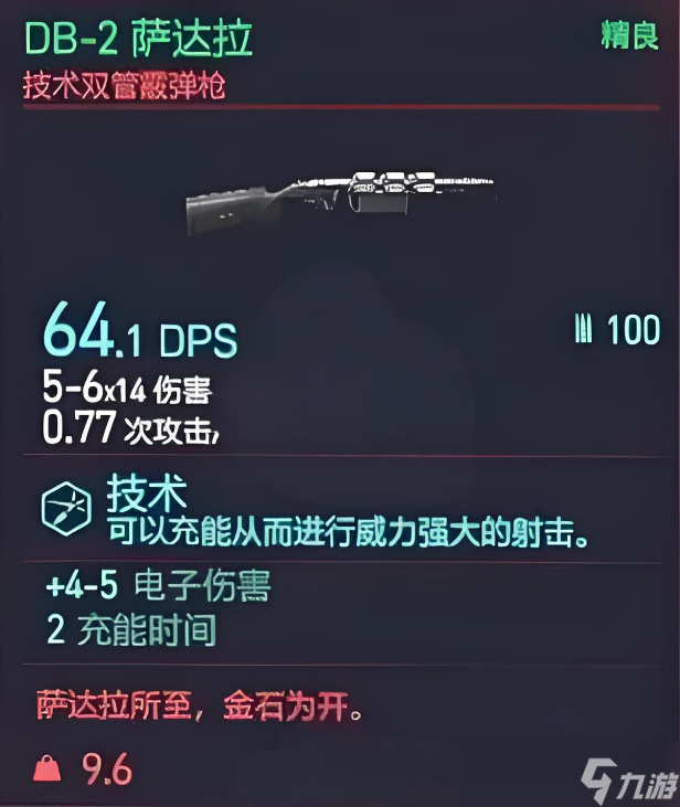 赛博朋克2077前期武器推荐