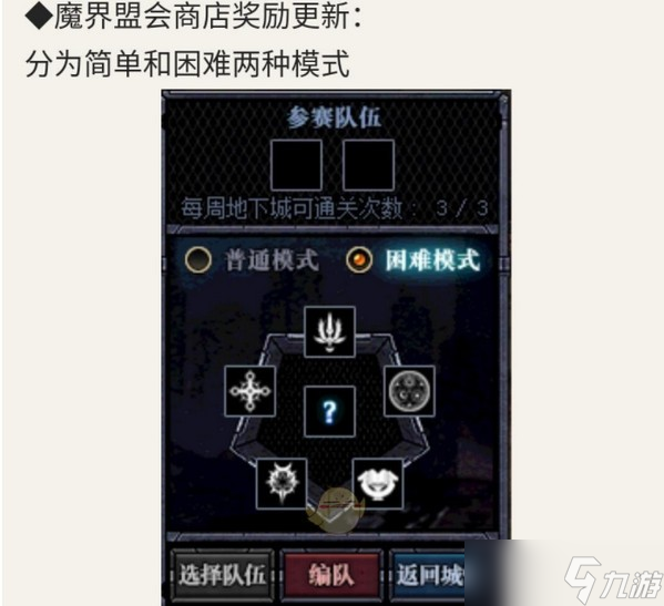 《DNF》魔界盟会打法攻略