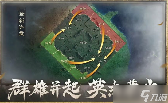 三国谋定天下南郡烽起剧本沙盘一览