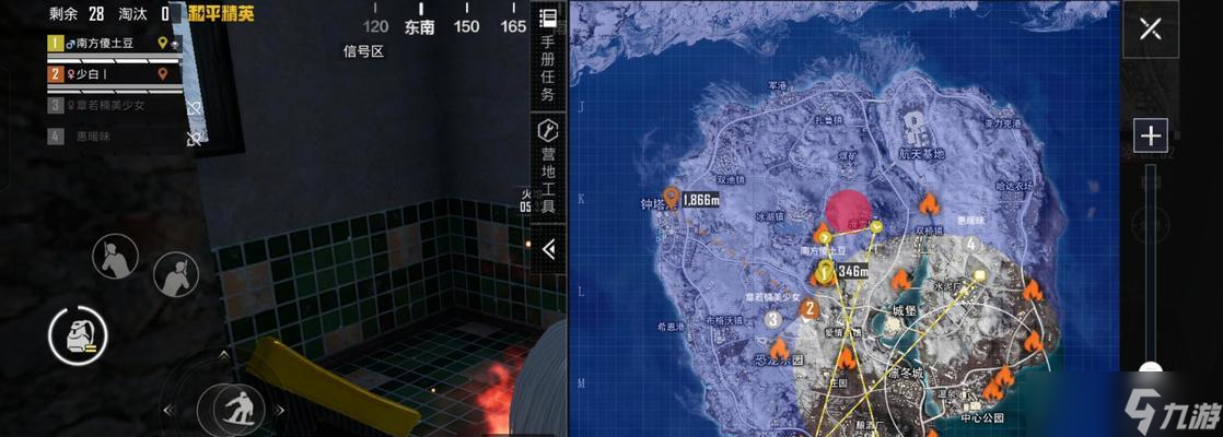 寻找和平精英极寒模式冰雕的最佳位置（探访各个地图中的冰雕位置）