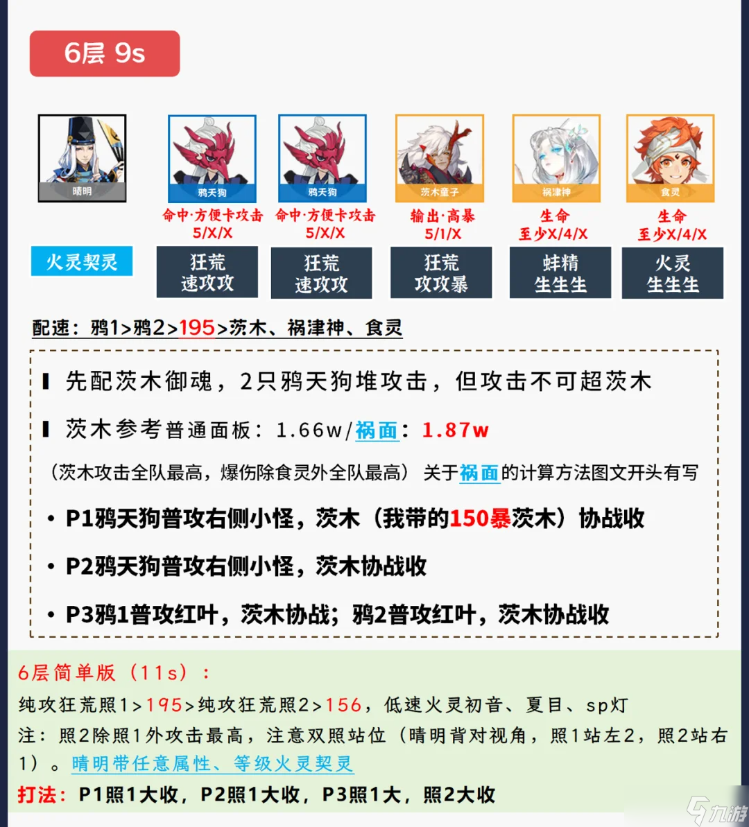 阴阳师《阴阳师》【红叶竞速】区前10/前30攻略+全层阵容码一键