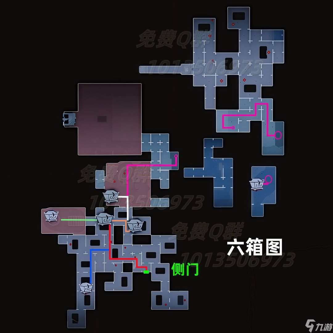 超自然行动组昆仑秘境极限侧门在【下】全地图小抄