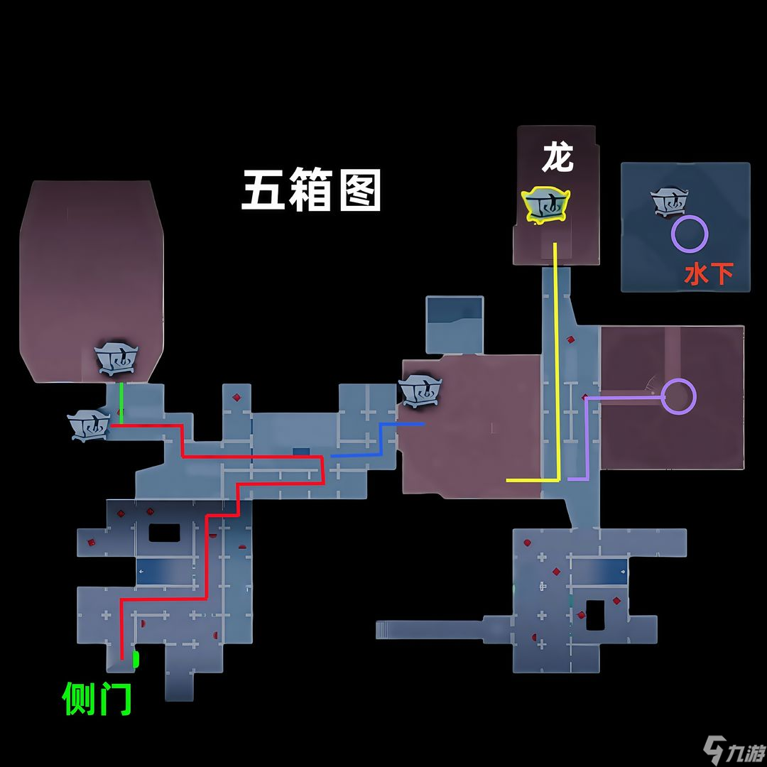 超自然行动组昆仑秘境极限侧门在【右】全地图小抄