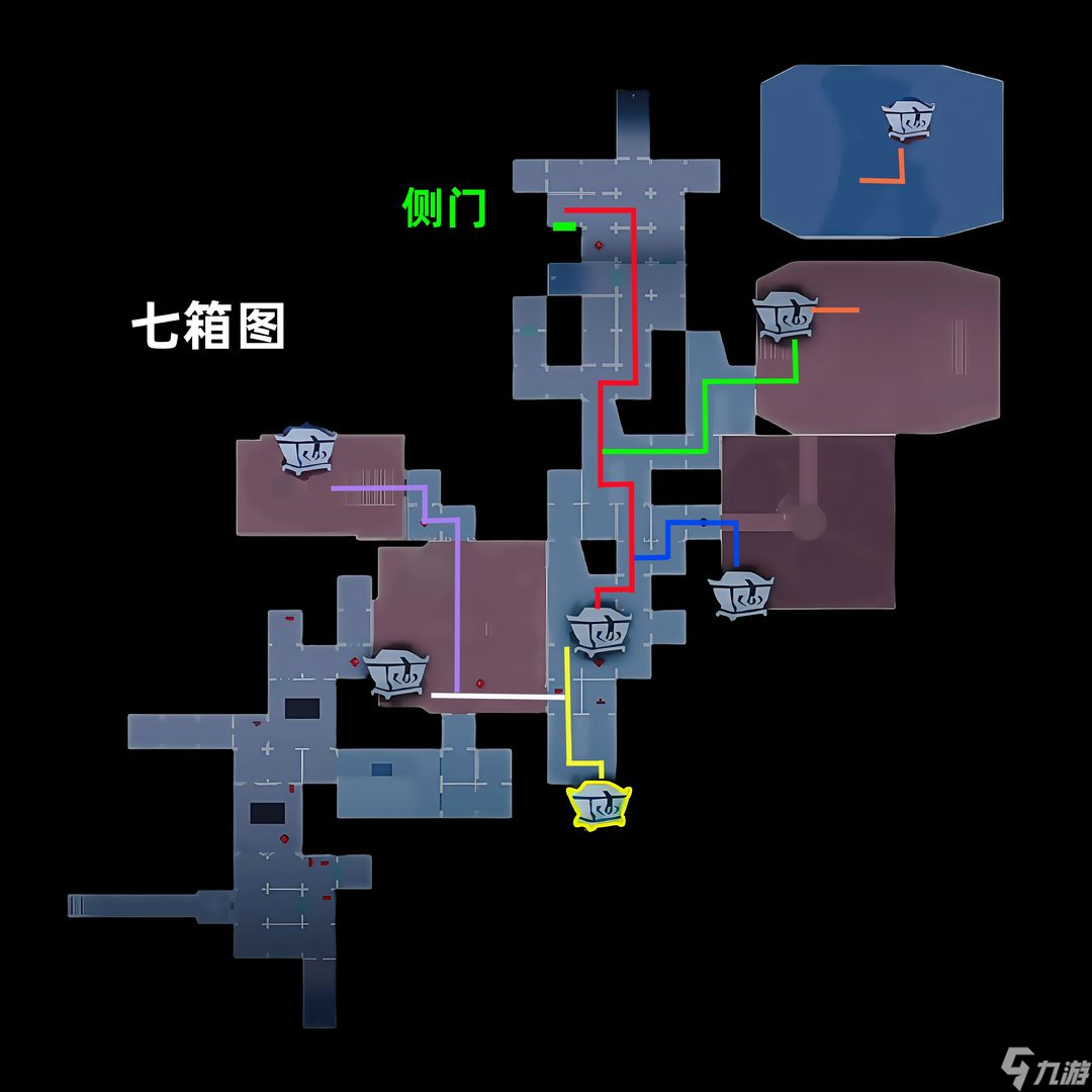 超自然行动组昆仑秘境极限侧门在【下】全地图小抄
