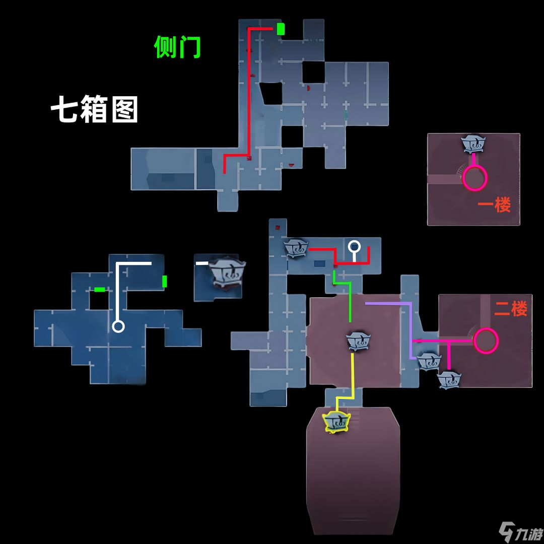 超自然行动组昆仑秘境极限侧门在【右】全地图小抄