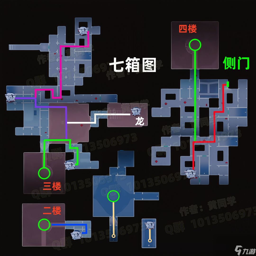 超自然行动组昆仑秘境极限侧门在【右】全地图小抄