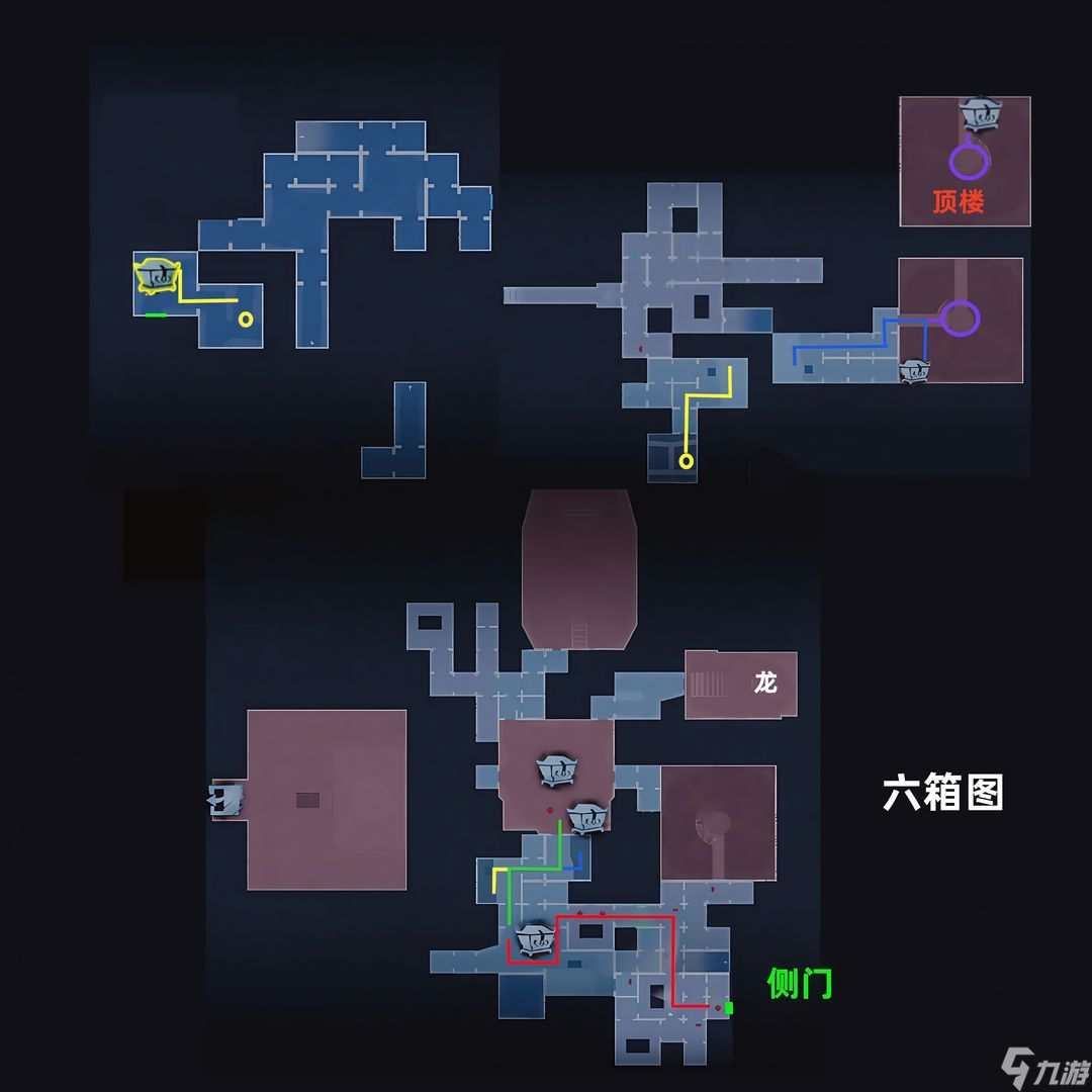 超自然行动组昆仑秘境极限侧门在【右】全地图小抄