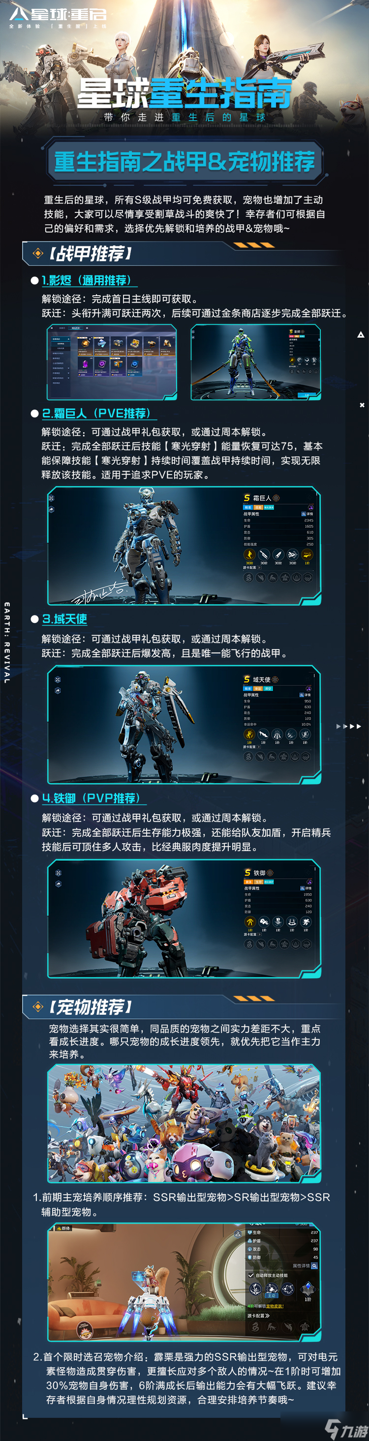 星球：重启秒懂重生服！《星球重生指南》一图流带你爽玩新星球！