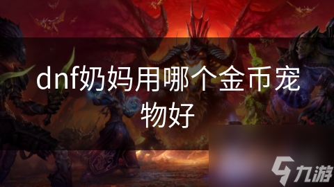 dnf奶媽用哪個(gè)金幣寵物好