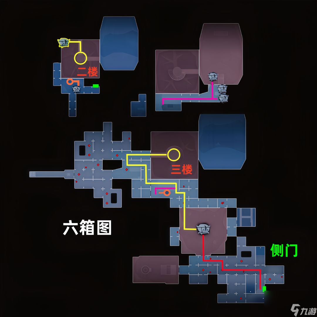 超自然行动组昆仑秘境极限侧门在【右】全地图小抄