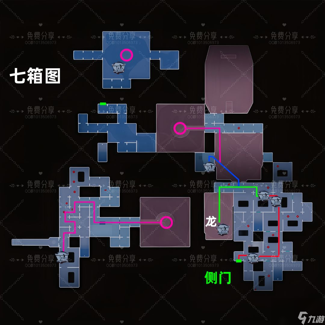 超自然行动组昆仑秘境极限侧门在【下】全地图小抄