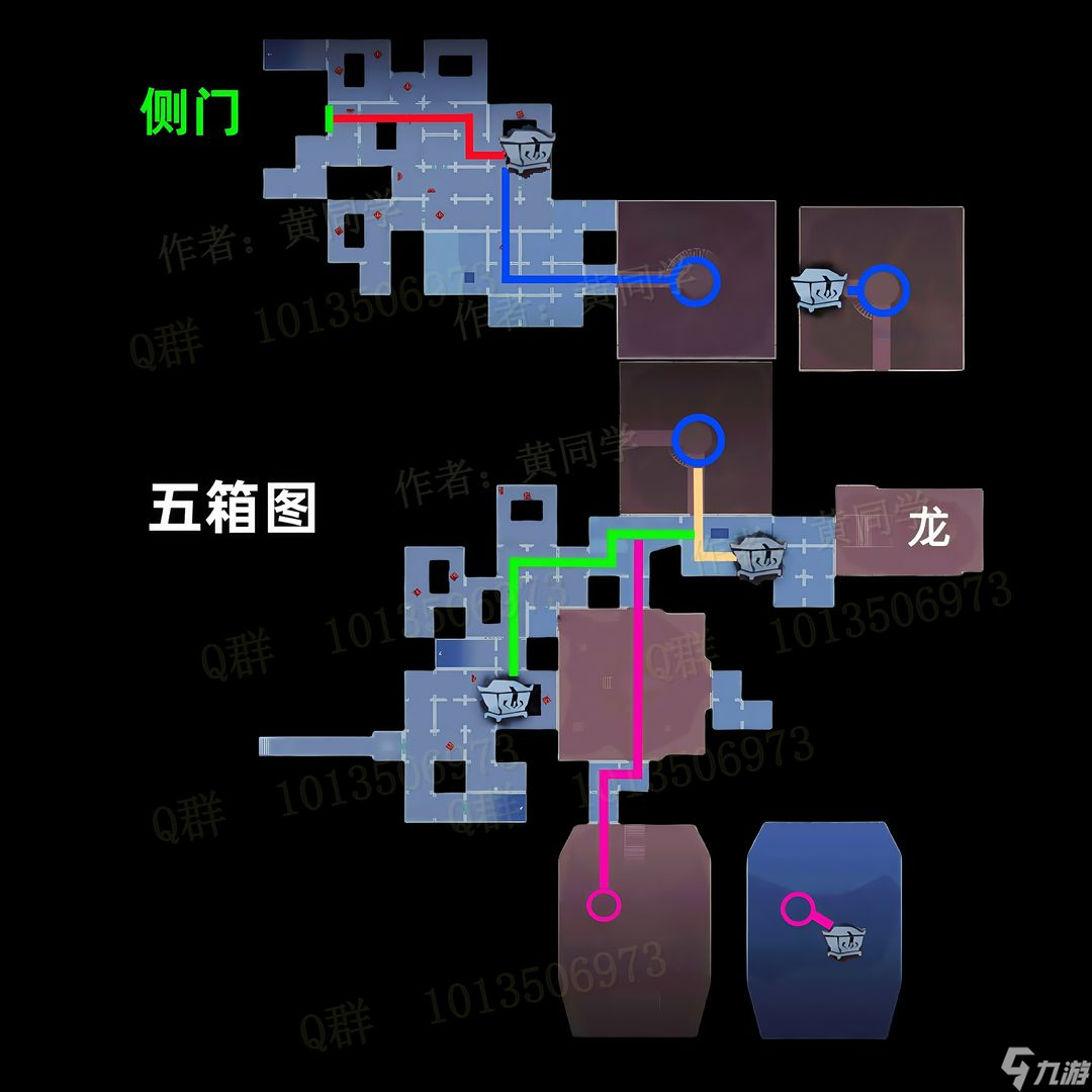 超自然行动组昆仑秘境极限侧门在【左】全地图小抄