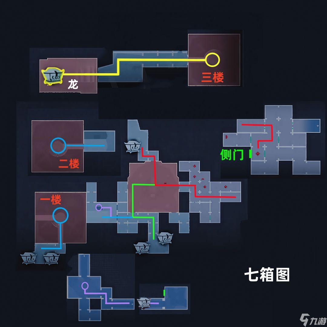 超自然行动组昆仑秘境极限侧门在【左】全地图小抄