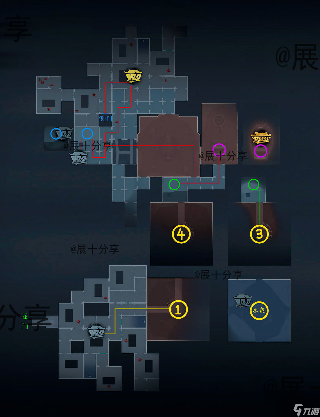 超自然行动组昆仑秘境极限侧门在【下】全地图小抄