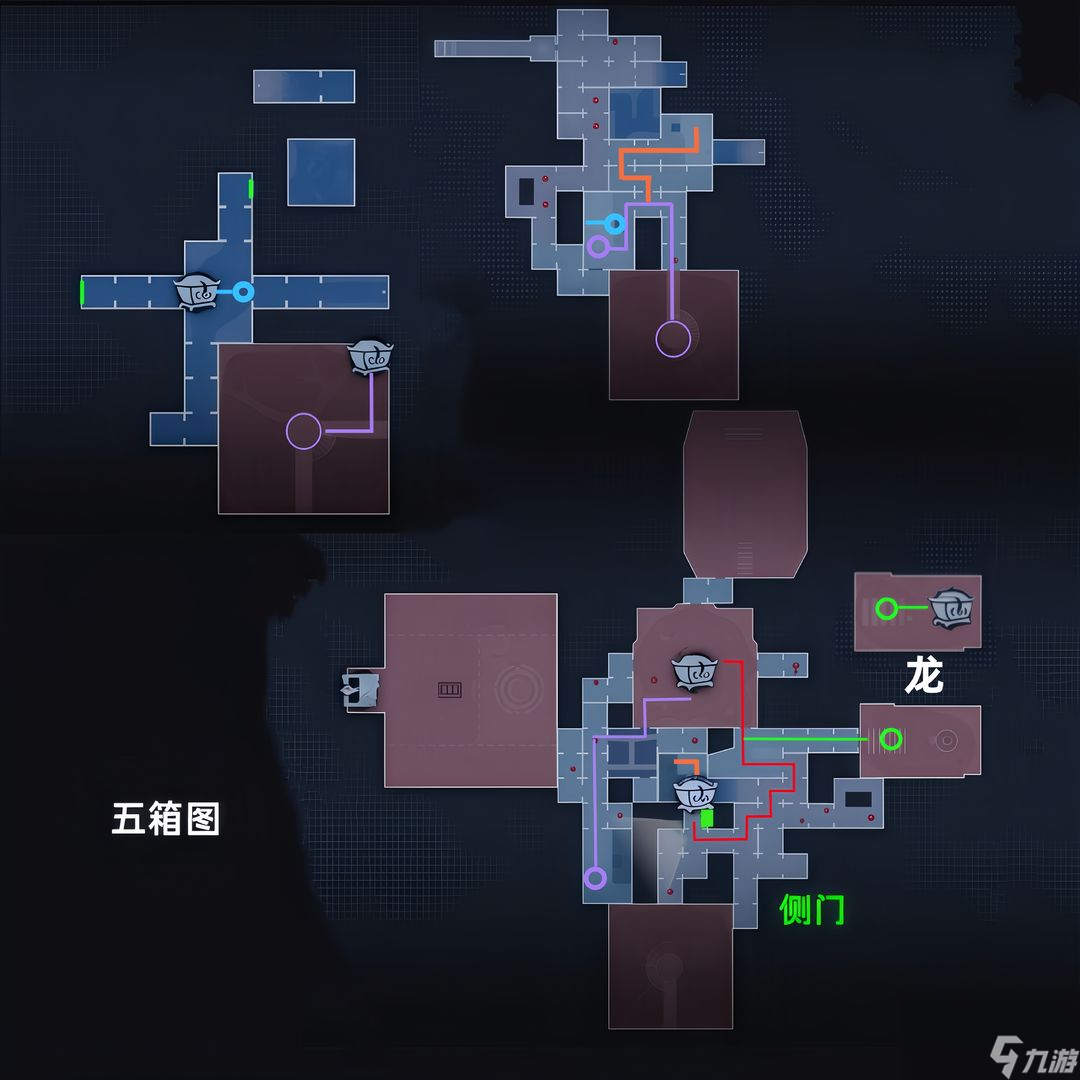 超自然行动组昆仑秘境极限侧门在【右】全地图小抄