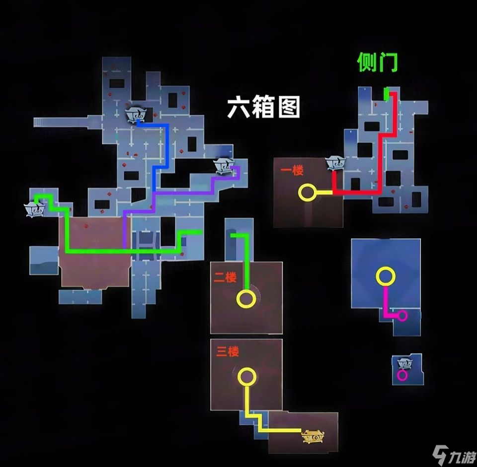 超自然行动组昆仑秘境极限侧门在【左】全地图小抄