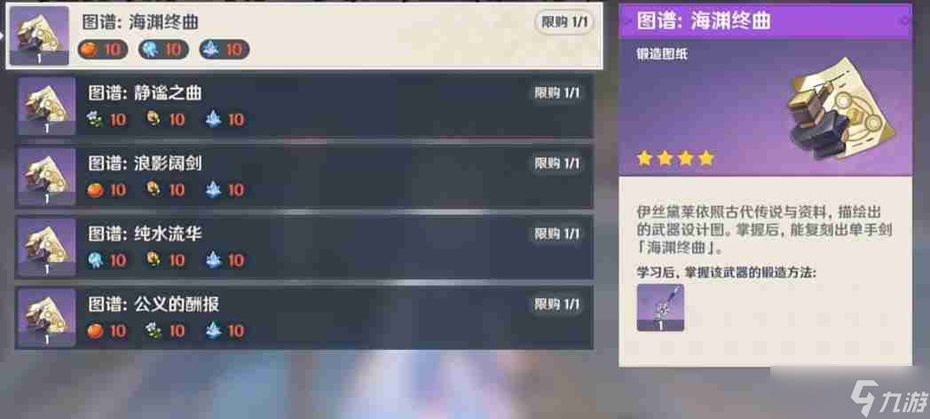 原神枫丹锻造武器适配哪些角色