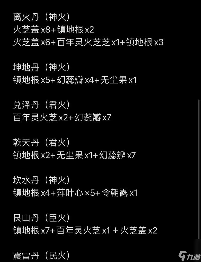 大话西游手游中师傅丹的制作方法是什么？
