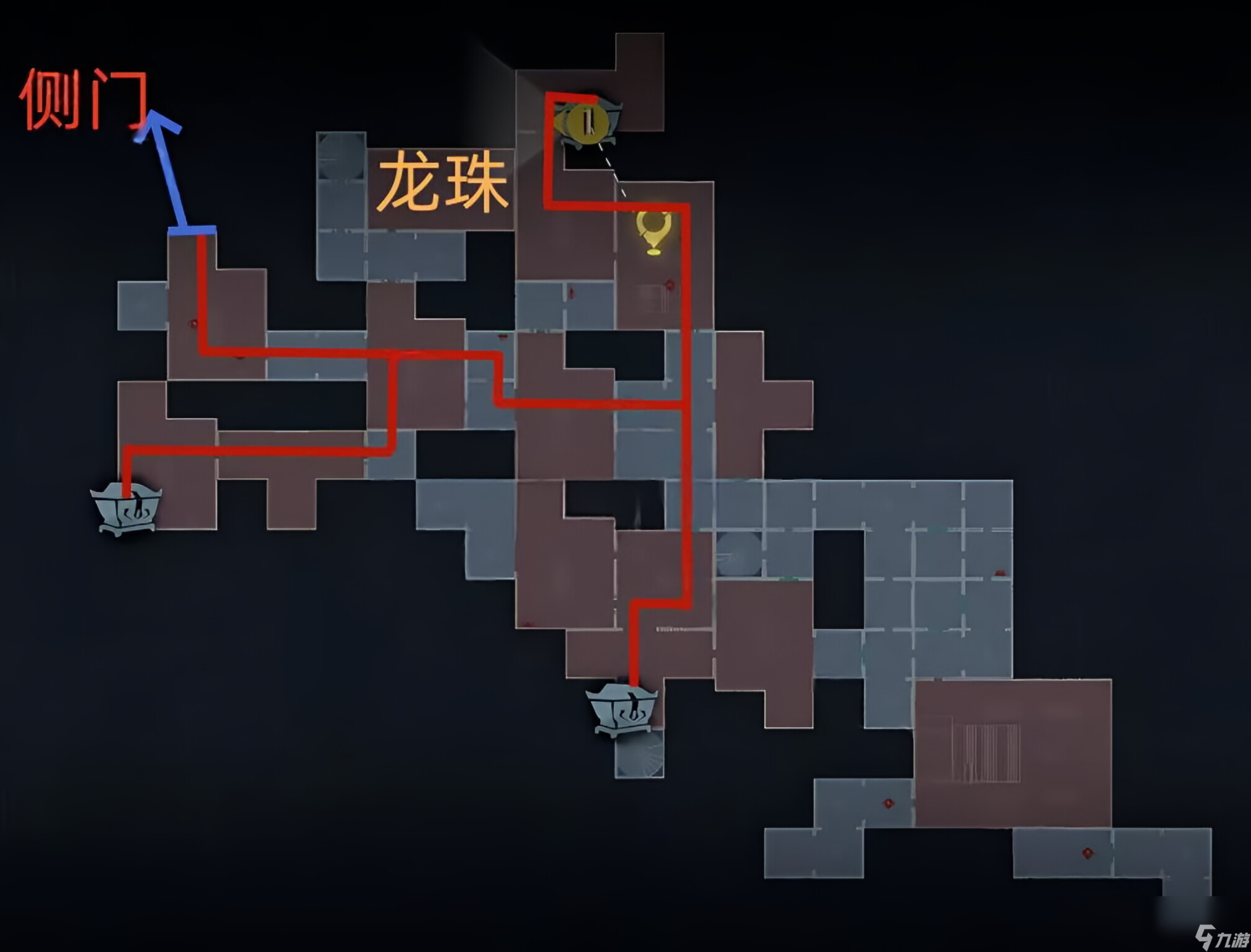 超自然行动组精绝古城困难┗型全地图小抄