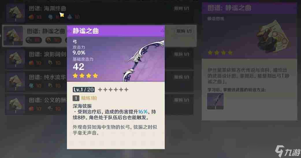 原神枫丹锻造武器适配哪些角色