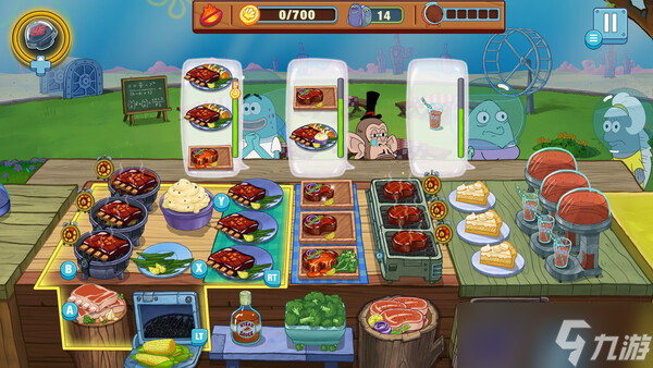 模拟烹饪游戏《SpongeBob: Krusty Cook-Off》8月19日正式登陆Steam平台