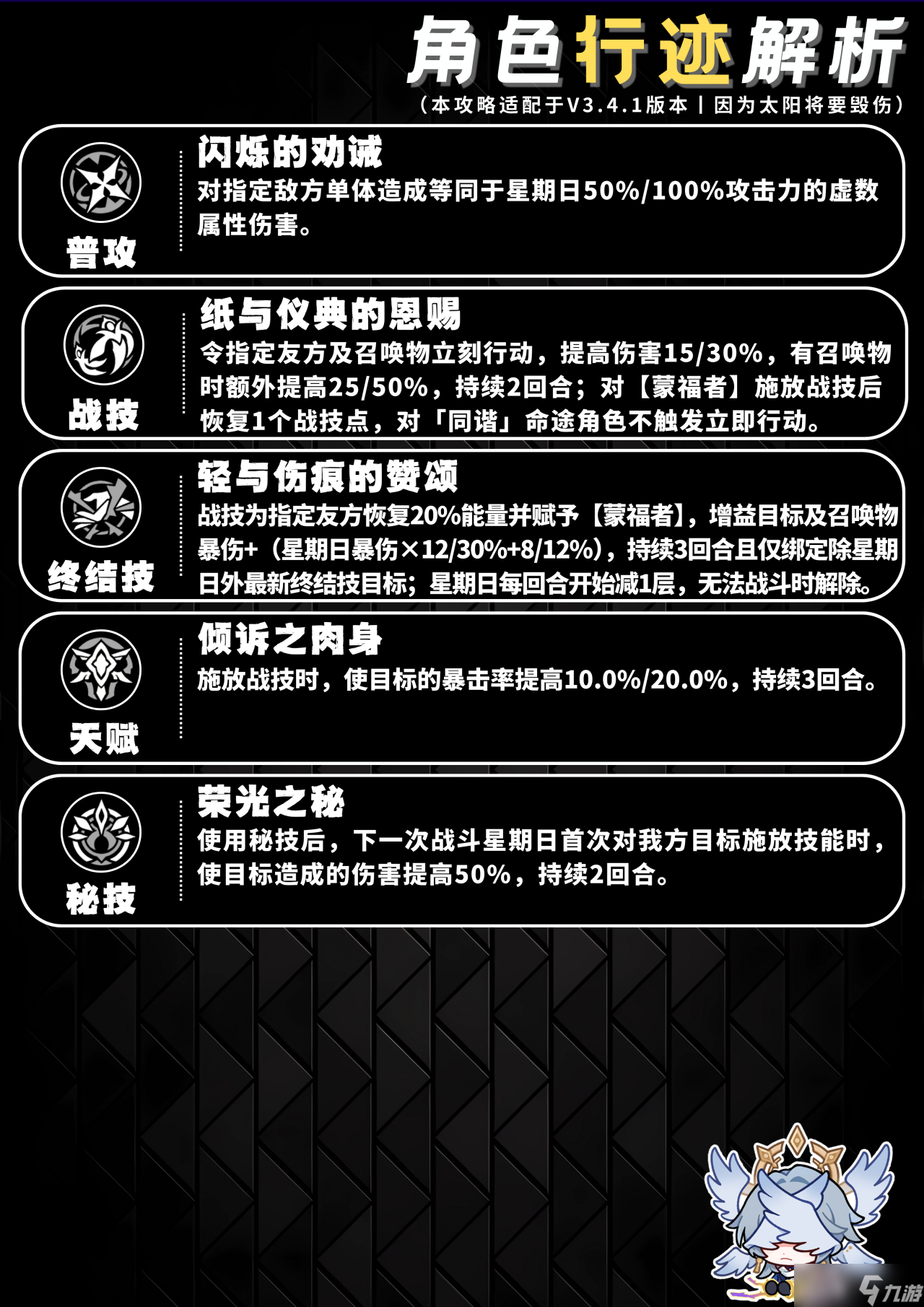 崩坏：星穹铁道【V3.4攻略】「星期日」全方位丨攻略讲解分析