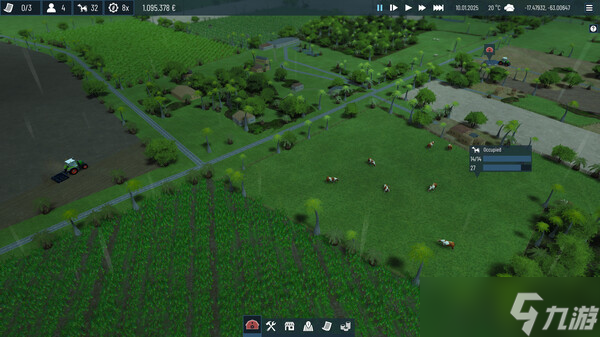 农场建设游戏《Global Farmer》8月14日登陆Steam平台