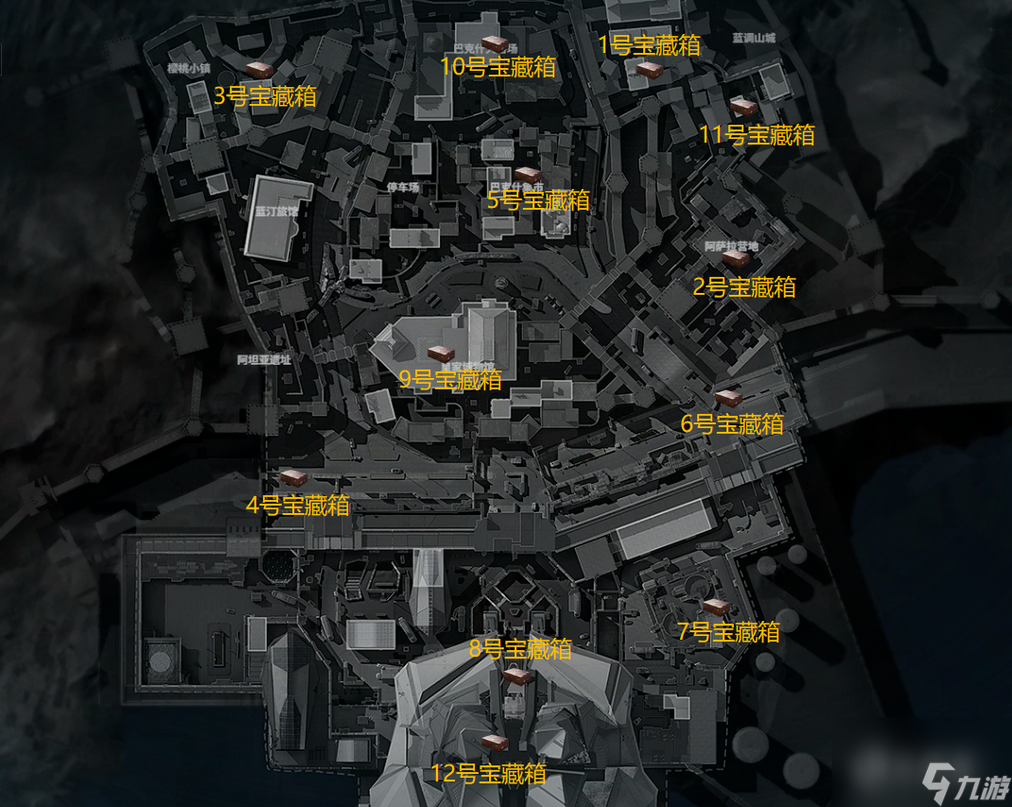 《三角洲行动》巴克什全宝藏箱位置介绍