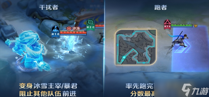 王者荣耀冰雪快跑模式玩法全解析：跑者技巧与干扰者策略
