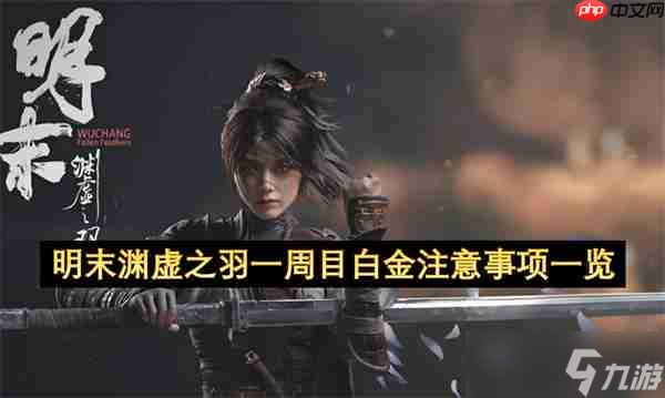 明末渊虚之羽一周目白金需要注意什么