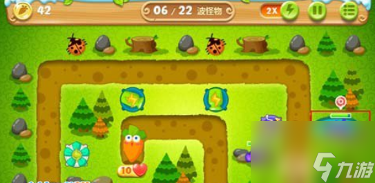 保卫萝卜2第24关攻略 220秒清理两个水坑