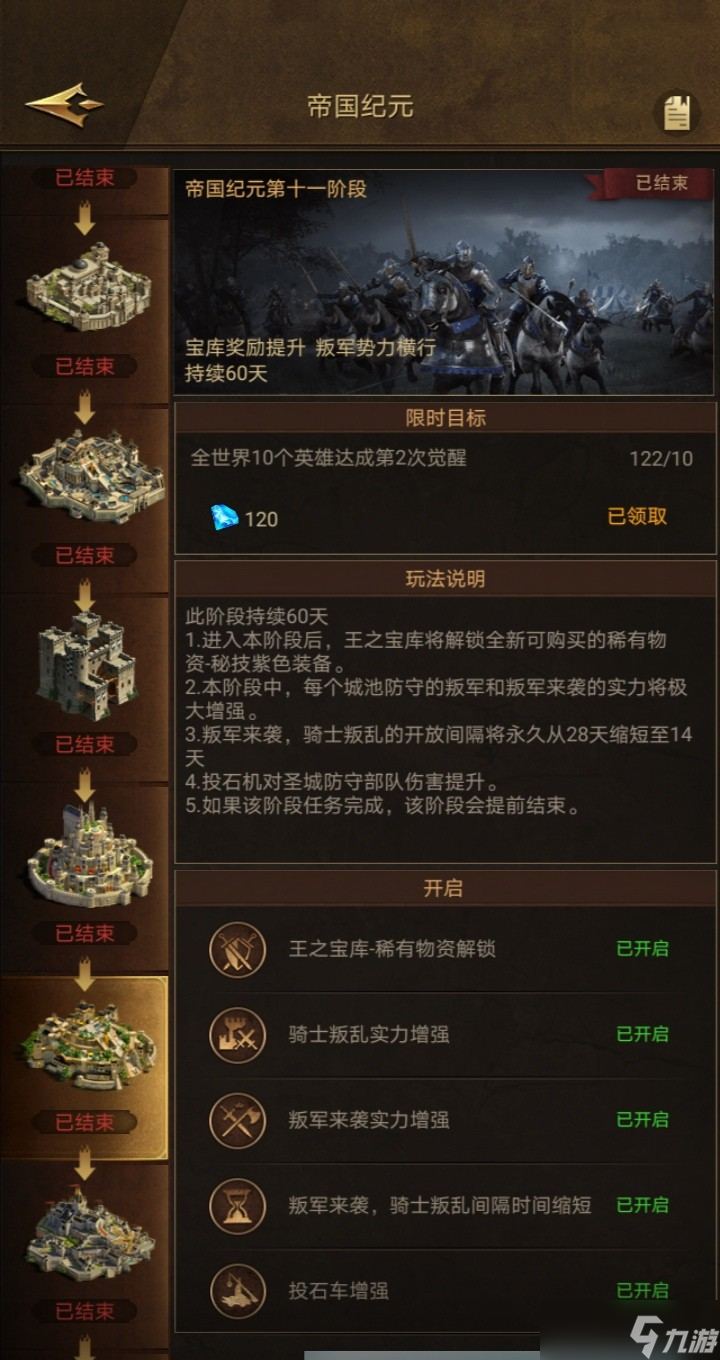 帝国战纪【攻略研究所】圣域争霸前的准备活动