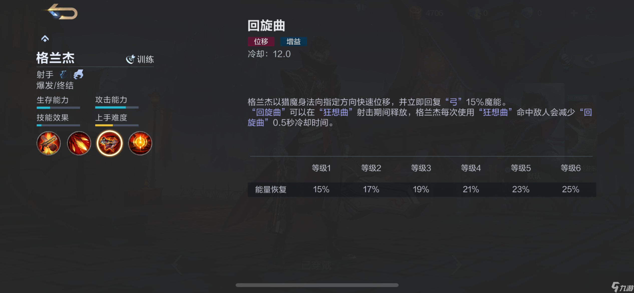 《决胜巅峰》格兰杰快速上手攻略
