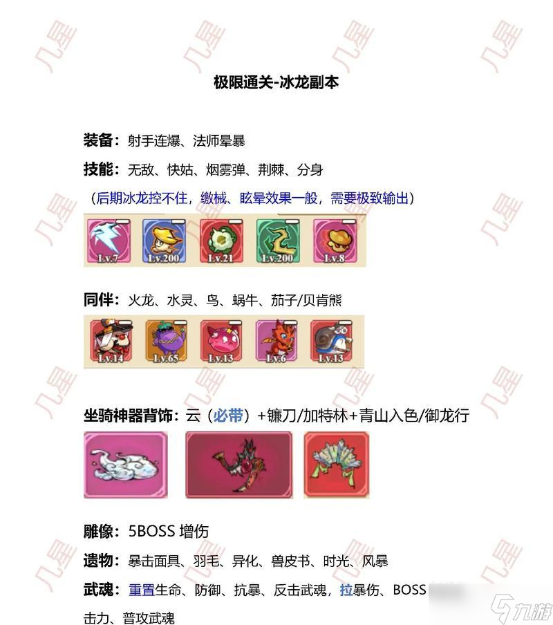 彩虹岛冰龙战斗攻略是什么？如何击败冰龙BOSS？