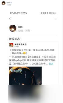 黑猫来自天空《黑猫来自天空》首届BossRush 挑战赛开奖！