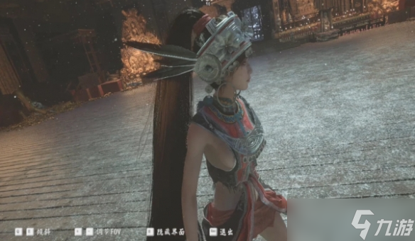 《明末》红衣少女MOD 动态刺绣流光 雨天避水特效