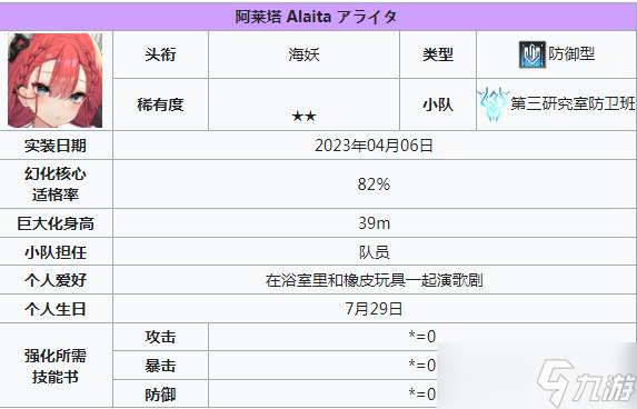 《苍雾世界》防卫角色