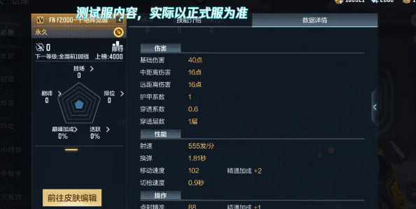 CF手游排位新赛季奖励武器FN F2000-十绝阵觉醒抢先看！